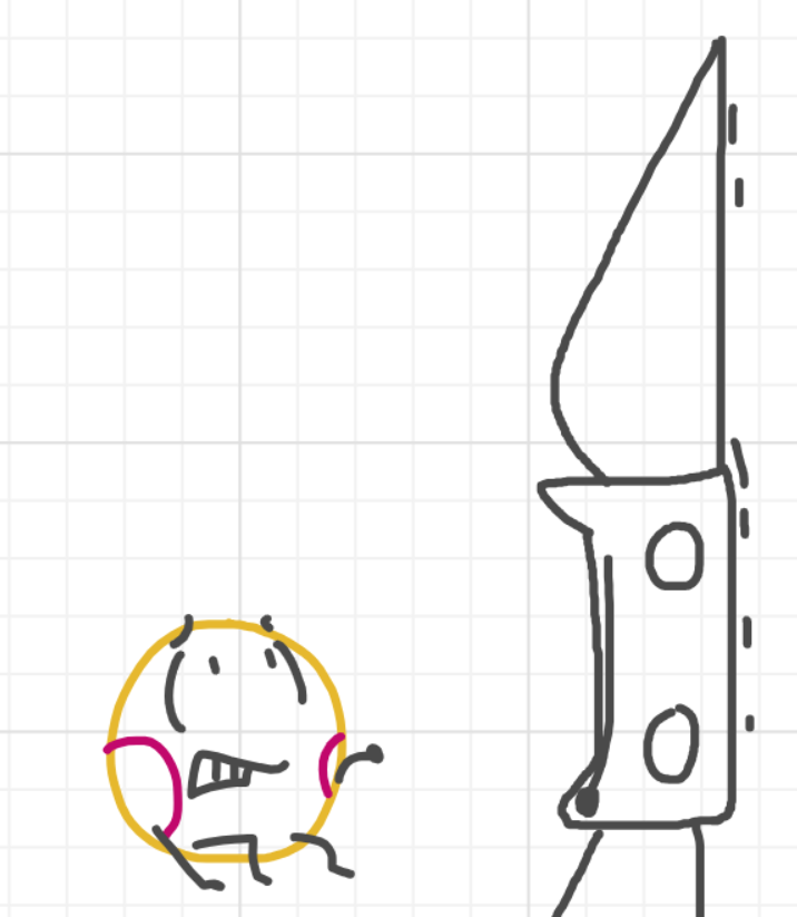 A panel from What's The Point, episode five of the Board Boards object show by Furretwalk/WalkingFurret.